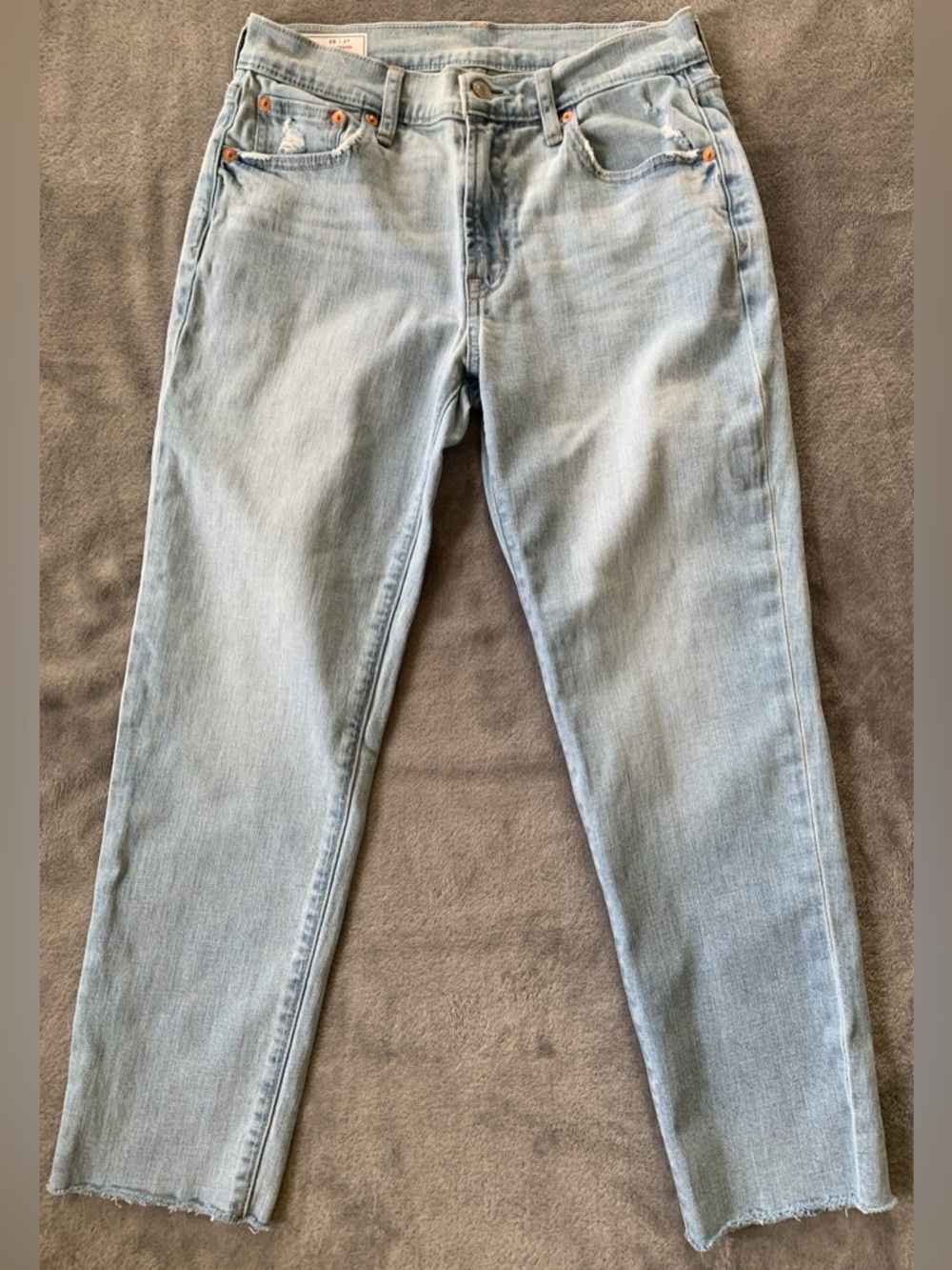 GAP Light Blue Women's Straight-Leg Jeans